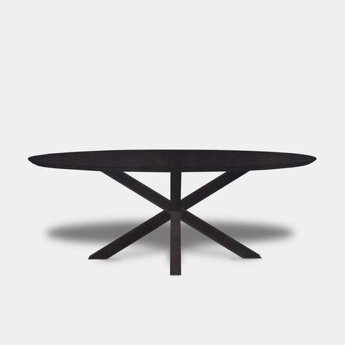 Tafel Ovaal Eikenhout  Matrix Hout  160x90, Huis en Inrichting, Tafels | Eettafels