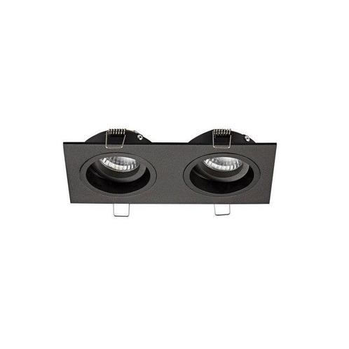 Moderne Inbouwspot Bredal, zwart, 2 spot, Huis en Inrichting, Lampen | Spots, Nieuw, Ophalen of Verzenden