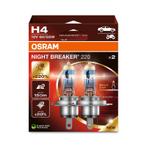 Osram Night Breaker 220 12V H4 - 2 stuks, Verzenden, Nieuw