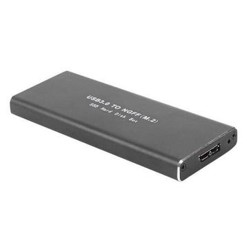 M.2 NGFF SSD Externe behuizing - USB 3.0 - Zwart