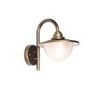 Klassieke buiten wandlantaarn antiek goud IP44 - Bruges, Tuin en Terras, Buitenverlichting, Nieuw, Overige materialen, Minder dan 50 watt