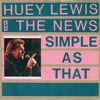 vinyl single 7 inch - Huey Lewis And The News - Simple As..., Zo goed als nieuw, Verzenden