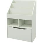 TRUUSK Kinder Boekenkast met Lade - 3 Opbergvakken - 2 Open, Kinderen en Baby's, Kinderkamer | Commodes en Kasten, Verzenden, Nieuw