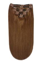 Remy Human Hair extensions straight 20 - bruin 5#, Nieuw