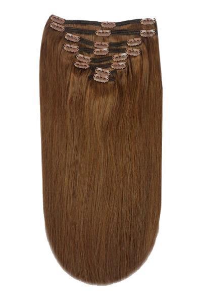 Remy Human Hair extensions straight 20 - bruin 5#, Sieraden, Tassen en Uiterlijk, Uiterlijk | Haarverzorging