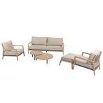 Sem Julia stoel bank loungeset 6 delig brushed teak 4, Tuin en Terras, Tuinsets en Loungesets, Ophalen of Verzenden, Nieuw, Teakhout
