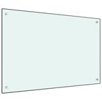 vidaXL Spatscherm keuken 90x60 cm gehard glas wit, Huis en Inrichting, Keuken | Keukenbenodigdheden, Verzenden, Nieuw