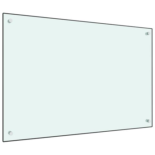 vidaXL Spatscherm keuken 90x60 cm gehard glas wit, Huis en Inrichting, Keuken | Keukenbenodigdheden, Nieuw, Verzenden