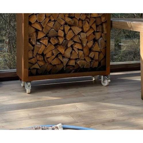 Geroba wielenset tbv houtopslag of plantenbak, Tuin en Terras, Overige Tuin en Terras, Nieuw, Verzenden