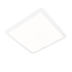 Moderne plafonnière wit 40cm vierkant incl. LED 3-staps, Huis en Inrichting, Nieuw, Kunststof, Modern