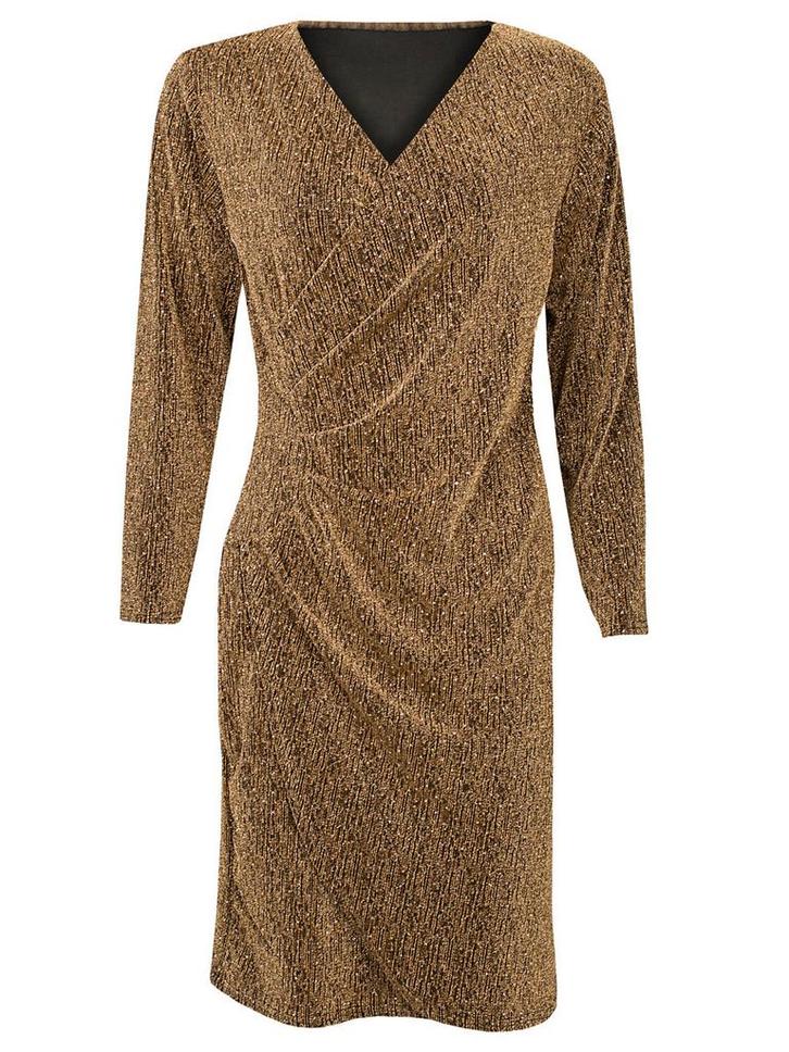 Jurk Glitter Goud, Kleding | Dames, Jurken, Verzenden