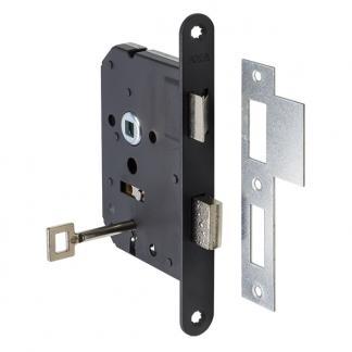 Deurbeslag | Klavierslot | AXA | 55 mm (Zwart), Doe-het-zelf en Verbouw, Hang- en Sluitwerk, Nieuw, Verzenden