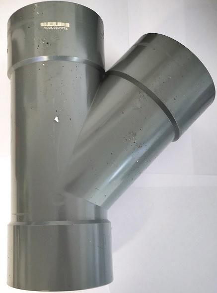 Pipelife lijm T-stuk 3xMof 45gr. 160x160 mm, Doe-het-zelf en Verbouw, Buizen en Afvoer, Ophalen of Verzenden