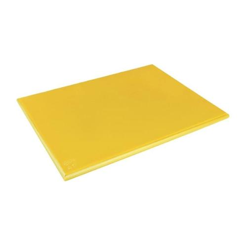 Hygiplas HDPE snijplank geel 600x450x25mm, Huis en Inrichting, Keuken | Keukenbenodigdheden, Verzenden