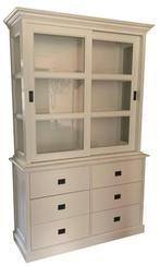 Buffetkast wit Mierlo 140cm soft close, Ophalen of Verzenden, Nieuw