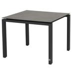 Goa dining tuintafel 95x95xH75 cm aluminium Slate antraciet, Ophalen of Verzenden, Nieuw, Aluminium