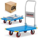 Plateauwagen - transportwagen - opvouwbaar - HIGHER - max..., Ophalen of Verzenden, Nieuw