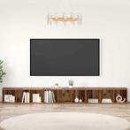 vidaXL TV-kast 3 pcs Oud hout 37 x 35 x 107,5 cm Gelamineerd, Minder dan 50 cm, Verzenden, 100 tot 150 cm, Nieuw