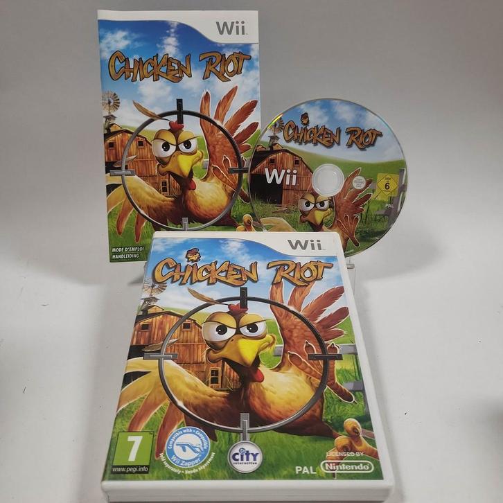 Chicken Riot Nintendo Wii, Spelcomputers en Games, Games | Nintendo Wii, Ophalen of Verzenden