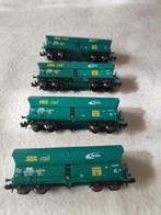 Fleischmann N - 852324 - Modeltrein goederenwagonset (4) - 4, Hobby en Vrije tijd, Modeltreinen | N-Spoor, Nieuw