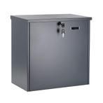 Pakket box grijs - 508 x 315 x 500mm | Pakketbrievenbus, Ophalen of Verzenden, Nieuw, Staal, Wandbrievenbus