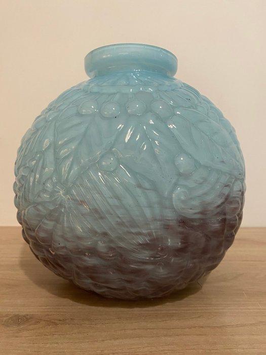 Vaas - Heel geperst en gevormd. - Vaas boule Art Déco, Antiek en Kunst, Kunst | Designobjecten