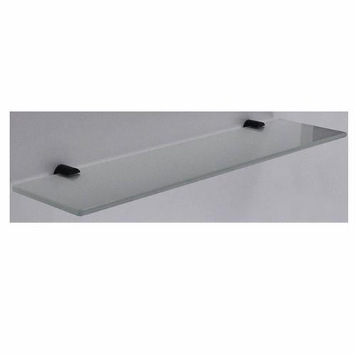 AQS Planchet Mia Glas Bevestigingspunten Mat Zwart, Doe-het-zelf en Verbouw, Sanitair, Ophalen of Verzenden