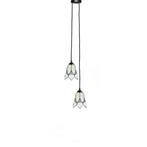 Tiffany Kroonluchter Lovely Flower White 2 lights, Huis en Inrichting, Lampen | Kroonluchters, Verzenden, Nieuw