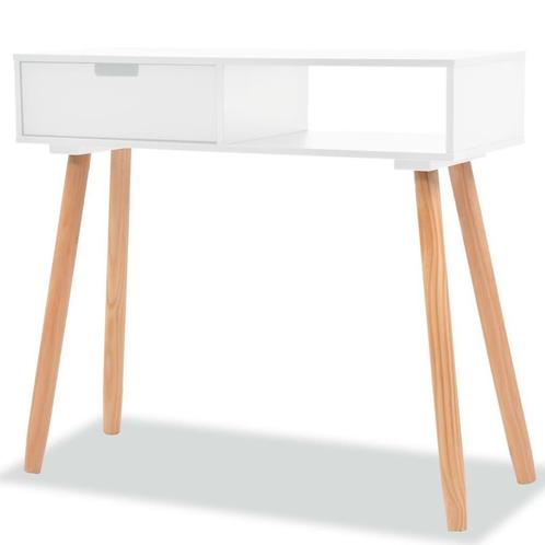 Wandtafel Massief Grenen Wit - | Tweedekansje | OP=OP, Huis en Inrichting, Woonaccessoires | Wandplanken en Boekenplanken, Nieuw