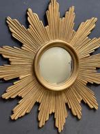 Vintage - Spiegel - Faux Bois - Zonnespiegel, convex