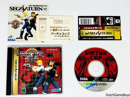 Sega Saturn - Virtua Cop + Spine & Reg. Card - Japan, Spelcomputers en Games, Games | Sega, Gebruikt, Verzenden