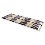 vidaXL Lamelbodem Bruin 80 x 190 cm Massief beukenhout, Huis en Inrichting, Verzenden, Nieuw, Bruin, Hout