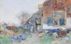 Willem Hendrik van der Nat (1864–1929) - Huisje aan de, Antiek en Kunst, Kunst | Schilderijen | Klassiek