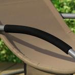 2dekans | SoBuy Comfortabele Swingstoel - Bruin - Metalen, Huis en Inrichting, Stoelen, Ophalen of Verzenden, Zo goed als nieuw