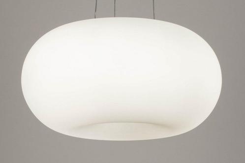 Rietveld Hanglampen - Wit - Glas, Huis en Inrichting, Lampen | Hanglampen, Verzenden