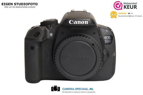 Canon EOS 700D digitale camera (3.768 clicks) met garantie, Audio, Tv en Foto, Fotocamera's Digitaal, Spiegelreflex, Zo goed als nieuw