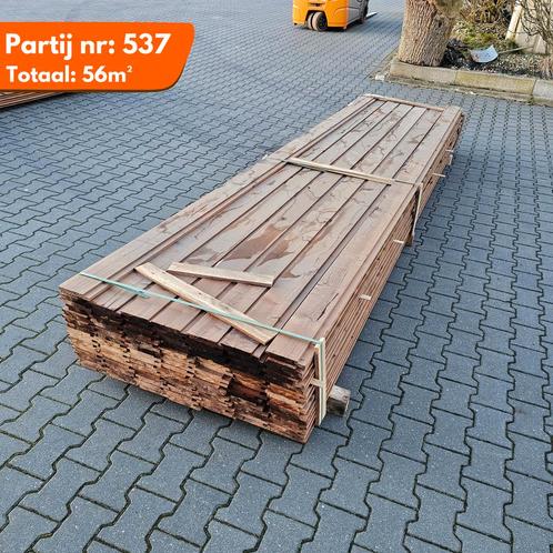 Thermo Vuren Channelsiding 4200x143x20mm, Tuin en Terras, Overige Tuin en Terras, Ophalen of Verzenden