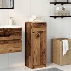 vidaXL Badkamerkast Oud Hout 32x34x90 cm Houtcomposiet, Huis en Inrichting, Kasten | Overige, Verzenden, Nieuw