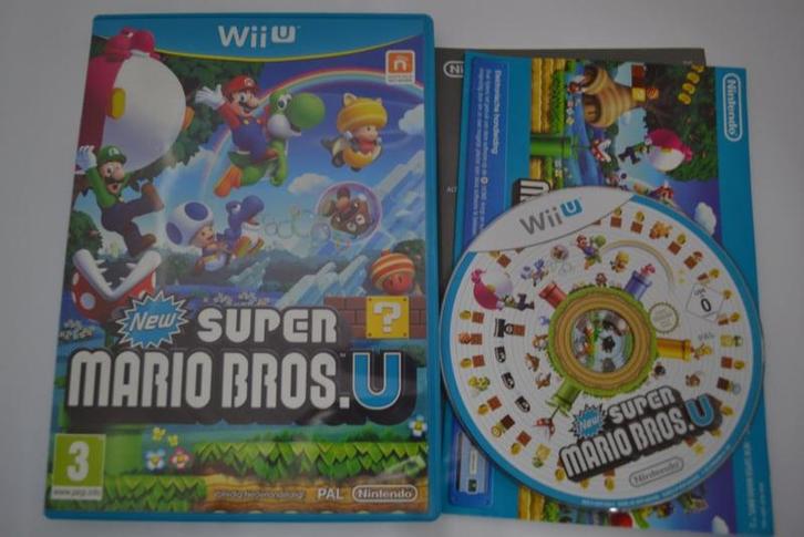 New Super Mario Bros. U (Wii U HOL), Spelcomputers en Games, Games | Nintendo Wii U, Zo goed als nieuw, Verzenden