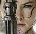 Star Wars - Daisy Ridley Rey - 28x35 cm Photo Signed in, Verzamelen, Film en Tv, Nieuw