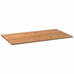vidaXL Tafelblad rechthoekig 220x120x4 cm massief eikenhout, Huis en Inrichting, Tafels | Eettafels, Verzenden, Nieuw