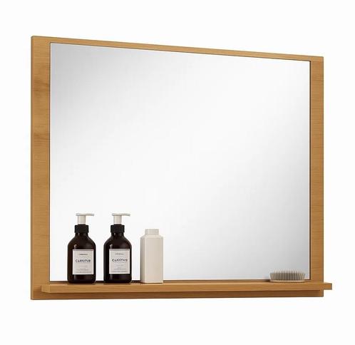 Badkamerspiegel Oliver 60 x 12 x 50 cm Eiken, Huis en Inrichting, Badkamer | Badkamermeubels, Nieuw, Overige typen, Verzenden