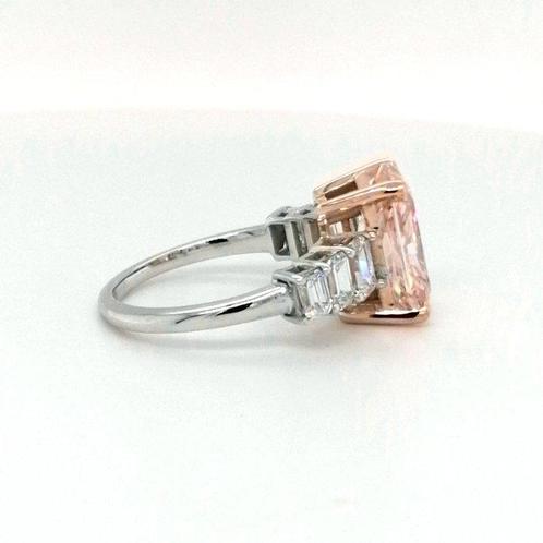 Zonder Minimumprijs - Ring - 14 karaat Roségoud, Witgoud -, Sieraden, Tassen en Uiterlijk, Ringen