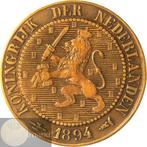 Nederland. Wilhelmina. 2 1/2 Cent 1894 t/m 1941 zink