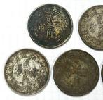 China, Republiek 20 Cents 1932, lots 5 coins (Zonder