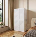 Opvouwbare Kledingkast PP –136×69×50 cm, Met Roede en Vakken, Huis en Inrichting, Verzenden, Nieuw
