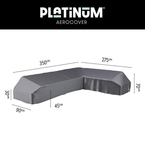 Platinum Aerocover platform loungesethoes 350x275 cm -, Tuin en Terras, Tuinsets en Loungesets, Nieuw, Overige materialen, Verzenden
