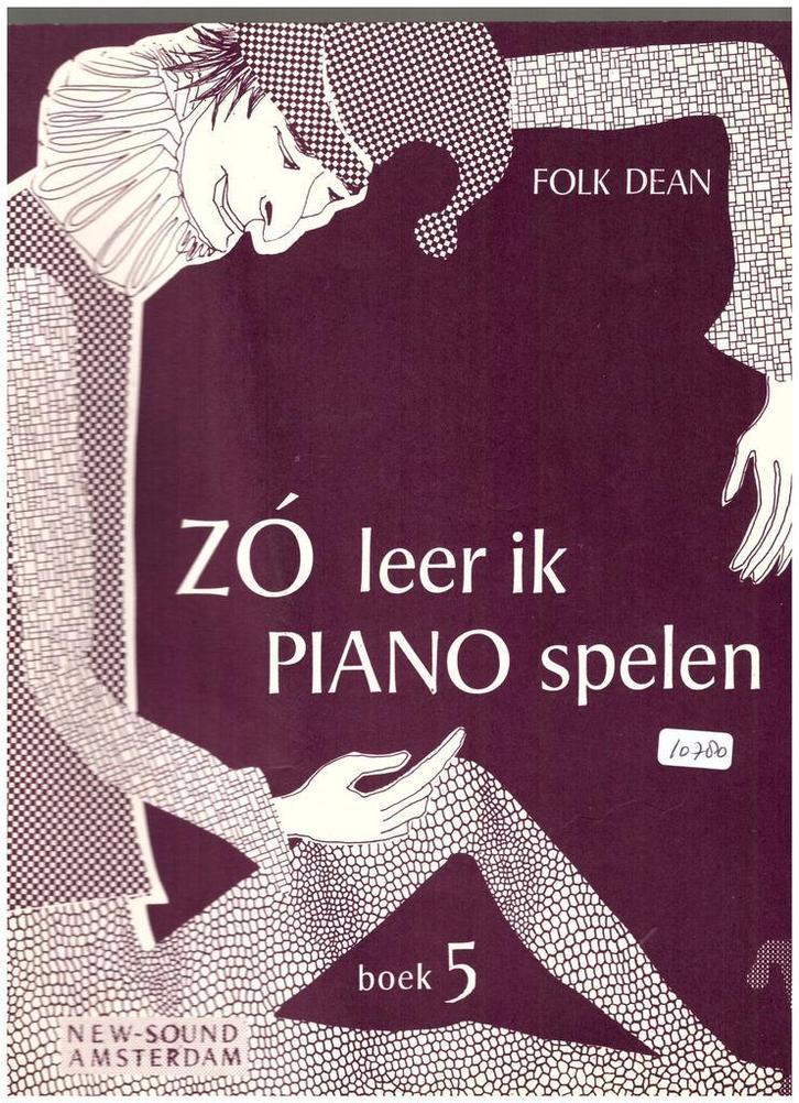 Folk Dean piano boeken [460], Muziek en Instrumenten, Bladmuziek, Piano, Keyboard, Orgel, Les of Cursus, Gebruikt, Overige genres