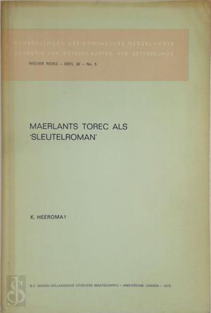 Maerlants Torec als sleutelroman, Boeken, Taal | Overige Talen, Verzenden