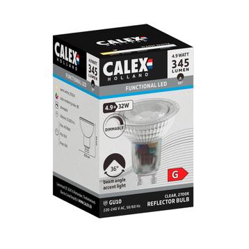 Calex LED Lamp GU10 SMD Reflector 4.9W 345lm Dimbaar beschikbaar voor biedingen